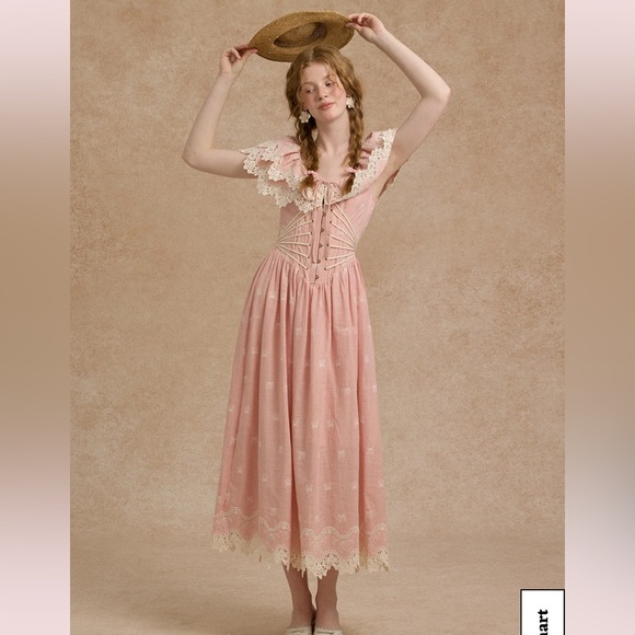 Lacemade Pink Champagne Corset Dress - Picture 5 of 9